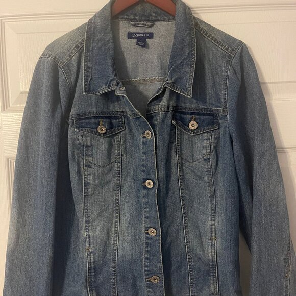 Bandolino Jeans Women's Classic Denim Jacket - size L - Picture 1 of 7